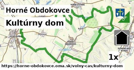 Kultúrny dom, Horné Obdokovce