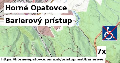 Barierový prístup, Horné Opatovce