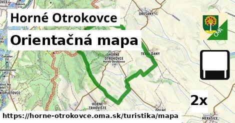 Orientačná mapa, Horné Otrokovce