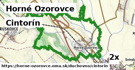 Cintorín, Horné Ozorovce