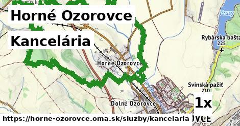 kancelária v Horné Ozorovce