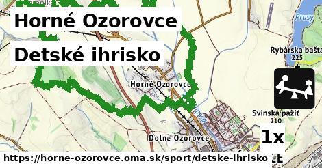 detské ihrisko v Horné Ozorovce