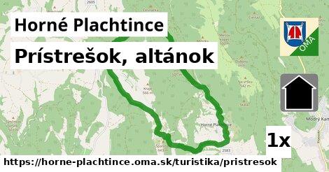 Prístrešok, altánok, Horné Plachtince