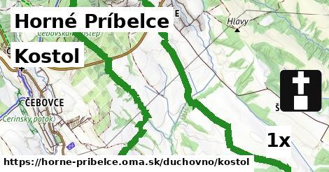 Kostol, Horné Príbelce