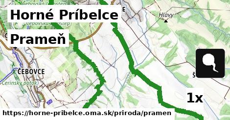 Prameň, Horné Príbelce