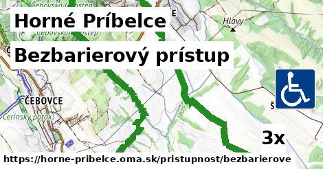 Bezbarierový prístup, Horné Príbelce