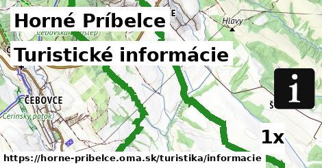 Turistické informácie, Horné Príbelce