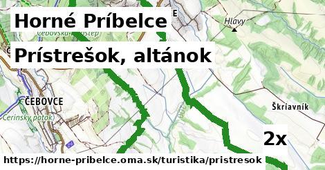 prístrešok, altánok v Horné Príbelce