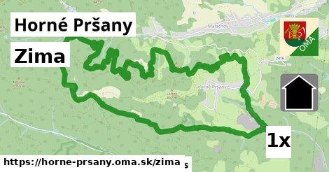 zima v Horné Pršany