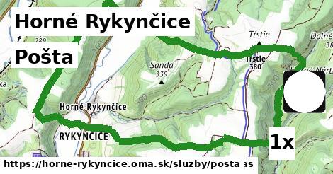 Pošta, Horné Rykynčice