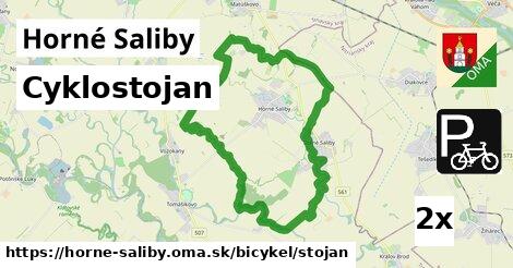 Cyklostojan, Horné Saliby