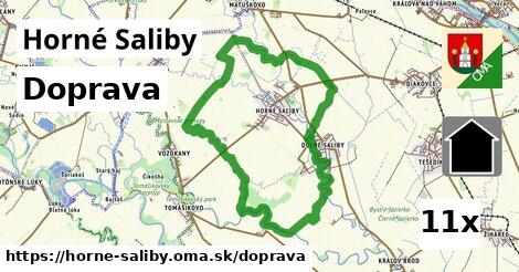 doprava v Horné Saliby