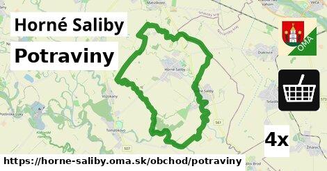 Potraviny, Horné Saliby