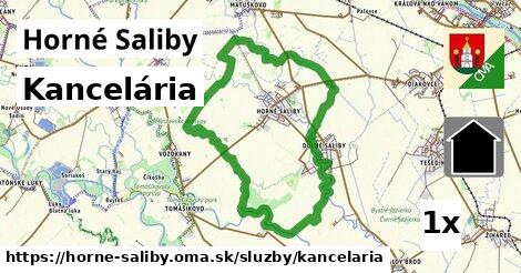 kancelária v Horné Saliby