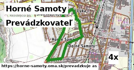 prevádzkovateľ v Horné Samoty