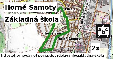 Základná škola, Horné Samoty