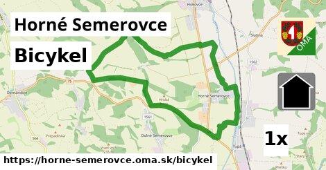 bicykel v Horné Semerovce