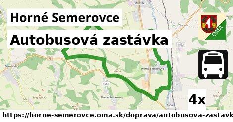 Autobusová zastávka, Horné Semerovce