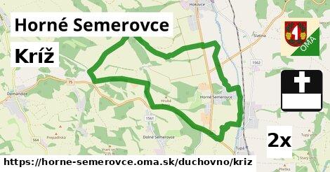 kríž v Horné Semerovce