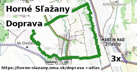 doprava v Horné Sľažany