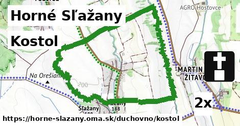 Kostol, Horné Sľažany