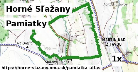 pamiatky v Horné Sľažany