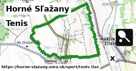 Tenis, Horné Sľažany