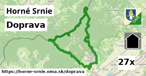 doprava v Horné Srnie