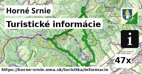 Turistické informácie, Horné Srnie