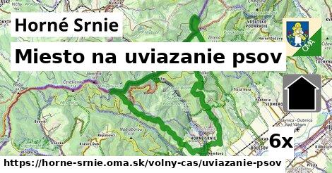 Miesto na uviazanie psov, Horné Srnie