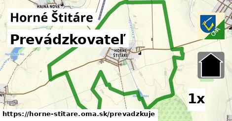 prevádzkovateľ v Horné Štitáre