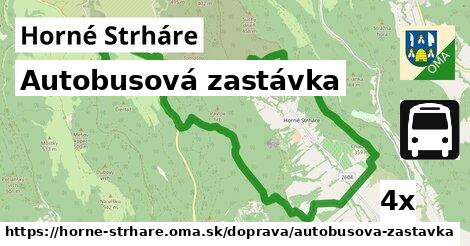 Autobusová zastávka, Horné Strháre