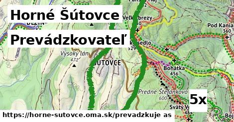 prevádzkovateľ v Horné Šútovce