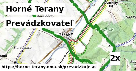 prevádzkovateľ v Horné Terany