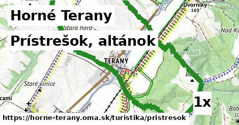 Prístrešok, altánok, Horné Terany