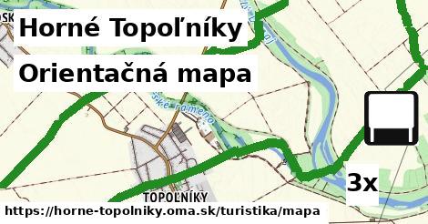 Orientačná mapa, Horné Topoľníky