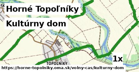 kultúrny dom v Horné Topoľníky