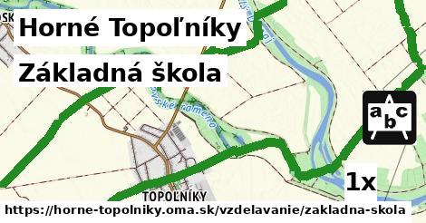 Základná škola, Horné Topoľníky