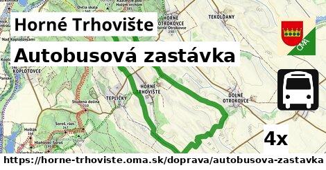 Autobusová zastávka, Horné Trhovište