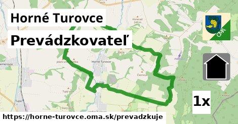 prevádzkovateľ v Horné Turovce