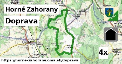 doprava v Horné Zahorany