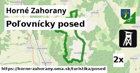 Poľovnícky posed, Horné Zahorany