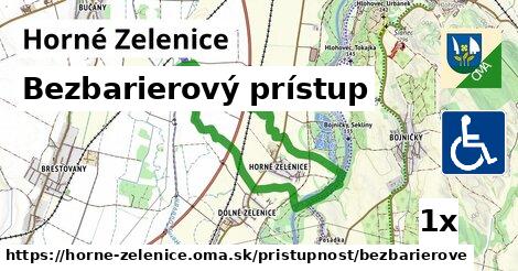 Bezbarierový prístup, Horné Zelenice