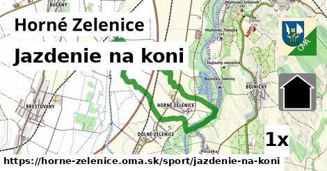 jazdenie na koni v Horné Zelenice