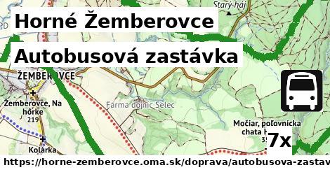 Autobusová zastávka, Horné Žemberovce