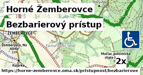 bezbarierový prístup v Horné Žemberovce