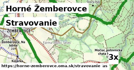 stravovanie v Horné Žemberovce