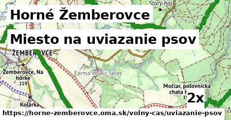 Miesto na uviazanie psov, Horné Žemberovce