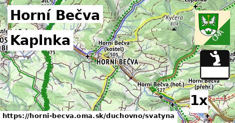 Kaplnka, Horní Bečva