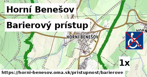 Barierový prístup, Horní Benešov